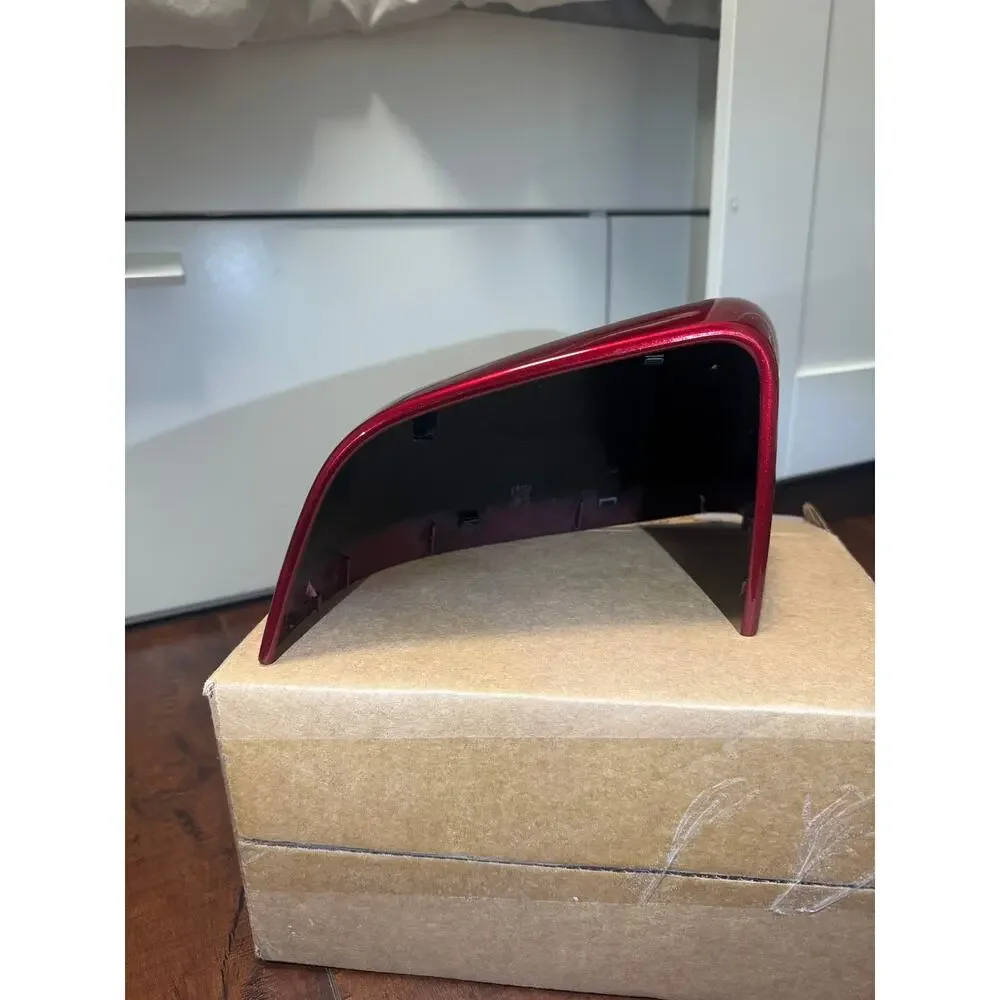 Tesla Driver Side Rear View Mirror Cover - Red Replacement Part - Picture 2 of 4